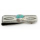 Handmade Certified Authentic Navajo Nickel and .925 Sterling Silver Natural Turquoise Native American Money Clip 5 11238-1 Handmade Certified Authentic Navajo Nickel and .925 Sterling Silver Natural Turquoise Native American Money Clip 5 11238-1