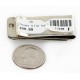 Handmade Certified Authentic Navajo Nickel and .925 Sterling Silver Natural Turquoise Native American Money Clip 5 11238-1 Handmade Certified Authentic Navajo Nickel and .925 Sterling Silver Natural Turquoise Native American Money Clip 5 11238-1