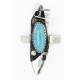 Rare 925 Sterling Silver Handmade Certified Authentic Navajo Natural Turquoise Native American Ring 12646 Rare 925 Sterling Silver Handmade Certified Authentic Navajo Natural Turquoise Native American Ring 12646