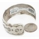 Handmade Horse Certified Authentic Navajo Nickel Natural Turquoise Native American Bracelet 01 12784-12