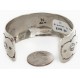Handmade Horse Certified Authentic Navajo Nickel Natural Turquoise Native American Bracelet 01 12784-12