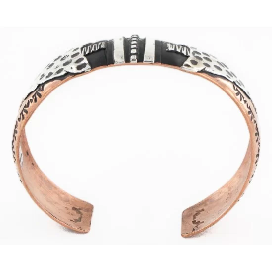 Handmade Arrow Navajo Pure .925 Sterling Silver and Copper Native American Bracelet 244446-4 Handmade Arrow Navajo Pure .925 Sterling Silver and Copper Native American Bracelet 244446-4
