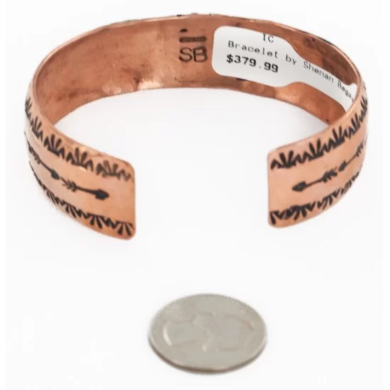 Handmade Arrow Navajo Pure .925 Sterling Silver and Copper Native American Bracelet 244446-4 Handmade Arrow Navajo Pure .925 Sterling Silver and Copper Native American Bracelet 244446-4
