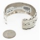 Handmade Kokopelli Certified Authentic Navajo Nickel Natural Turquoise Native American Bracelet 01 12784-5