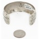 Handmade Kokopelli Certified Authentic Navajo Nickel Natural Turquoise Native American Bracelet 02 12784-11