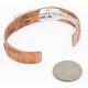 Handmade Horse Certified Authentic Navajo Pure .925 Sterling Silver and Copper Natural Turquoise Native American Bracelet  1286-3