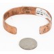Handmade Horse Certified Authentic Navajo Pure .925 Sterling Silver and Copper Natural Turquoise Native American Bracelet  1286-3