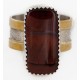 12kt Gold Filled 925 Sterling Silver Handmade Certified Authentic Navajo Natural Tigers Eye Native American Ring  12625