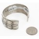Handmade Certified Authentic Natural Turquoise Navajo Nickel Native American Bracelet  12784-16