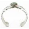 Handmade Navajo Natural Turquoise Nickel Native American Bracelet 12784-1 Handmade Navajo Natural Turquoise Nickel Native American Bracelet 12784-1