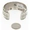 Handmade Navajo Natural Turquoise Nickel Native American Bracelet 12784-1 Handmade Navajo Natural Turquoise Nickel Native American Bracelet 12784-1