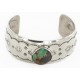 Handmade Horse Certified Authentic Navajo Nickel Natural Turquoise Native American Bracelet 01 12784-12
