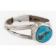 Rare 925 Sterling Silver Handmade Certified Authentic Navajo Natural Turquoise Native American Ring  16803-0000