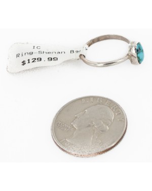 Rare 925 Sterling Silver Handmade Certified Authentic Navajo Navajo Native American Ring  16803-00000