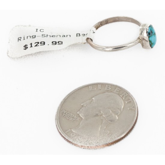 Rare 925 Sterling Silver Handmade Certified Authentic Navajo Navajo Native American Ring  16803-00000