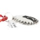 Certified Authentic Wolf .925 Sterling Silver Handmade Natural Turquoise Coral Native American Necklace  24420-2-15771