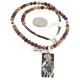 Certified Authentic .925 Sterling Silver Kokopelli Handmade Natural Turquoise Tigers Eye Agate Native American Necklace 24424-2-10217