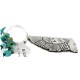2 Strand Certified Authentic .925 Sterling Silver Kachina Handmade Natural Turquoise Native American Necklace 24422-3-25252-2