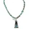 .925 Sterling Silver Handmade Natural Turquoise Black Onyx Native American Necklace 24422-4-16070 .925 Sterling Silver Handmade Natural Turquoise Black Onyx Native American Necklace 24422-4-16070