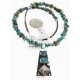 Certified Authentic .925 Sterling Silver Handmade Natural Turquoise Lapis Native American Necklace 24422-8-16070 Certified Authentic .925 Sterling Silver Handmade Natural Turquoise Lapis Native American Necklace 24422-8-16070