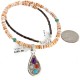 Certified Authentic .925 Sterling Silver Handmade Natural Turquoise Multicolor Stones Spiny Oyster Native American Necklace 24401-25277