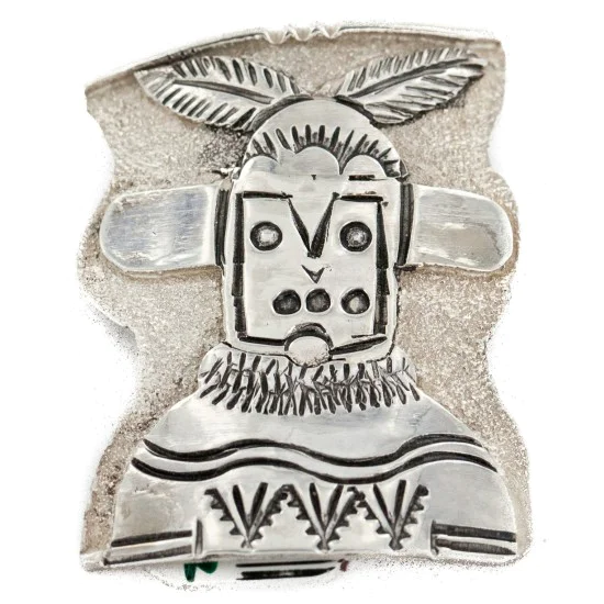 Navajo .925 Sterling Silver Native American Pin Pendant 24422-7 Navajo .925 Sterling Silver Native American Pin Pendant 24422-7
