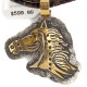 .925 Sterling Silver and 12kt Gold Filled Handmade Horse Certified Authentic Navajo Turquoise Heishi Native American Necklace 24204-15295 .925 Sterling Silver and 12kt Gold Filled Handmade Horse Certified Authentic Navajo Turquoise Heishi Native American Necklace 24204-15295