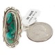 .925 Sterling Silver Handmade Certified Authentic Navajo Natural Turquoise Native American Ring 17006-1 .925 Sterling Silver Handmade Certified Authentic Navajo Natural Turquoise Native American Ring 17006-1