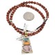 Certified Authentic 12kt Gold Filled and .925 Sterling Silver Handmade Multicolor Native American Necklace 24334-16028-9 Certified Authentic 12kt Gold Filled and .925 Sterling Silver Handmade Multicolor Native American Necklace 24334-16028-9