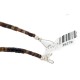 Certified Authentic 3 Strand Navajo .925 Sterling Silver Natural Gaspeite Native American Necklace 25279-0