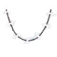 Certified Authentic Navajo .925 Sterling Silver Natural Heishi Turquoise Alabaster Native American Necklace 25216-2