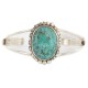 Handmade Certified Authentic Navajo .925 Sterling Silver Natural Turquoise Native American Bracelet  12791