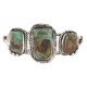 Handmade Certified Authentic Navajo .925 Sterling Silver Natural Turquoise Native American Bracelet  12818-1