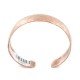 Handmade Hammered Certified Authentic Navajo Pure Copper Native American Bracelet 24457-5