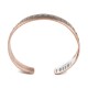 Handmade Certified Authentic Navajo Pure Copper Native American Bracelet 24457-4
