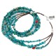 3 Strand Certified Authentic Navajo .925 Sterling Silver Natural Turquoise and Coral Native American Necklace 25281