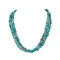3 Strand Navajo .925 Sterling Silver Natural Turquoise and Coral Native American Necklace 25281