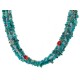 3 Strand Certified Authentic Navajo .925 Sterling Silver Natural Turquoise and Coral Native American Necklace 25281