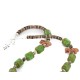 Carved Horse Fetish Certified Authentic Navajo .925 Sterling Silver Natural Jasper Gaspeite Native American Necklace 25102-2