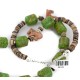 Carved Horse Fetish Certified Authentic Navajo .925 Sterling Silver Natural Jasper Gaspeite Native American Necklace 25102-2