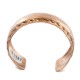 Hammered Mountain Handmade Certified Authentic Navajo Pure Copper Native American Bracelet 12868-5