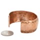 Hammered Mountain Handmade Certified Authentic Navajo Pure Copper Native American Bracelet 12868-5