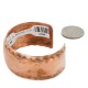 Hammered Mountain Handmade Certified Authentic Navajo Pure Copper Native American Bracelet 12868-5