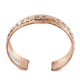 Handmade Certified Authentic Navajo Pure Copper Native American Bracelet 12868-7