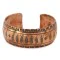 Handmade Feather Certified Authentic Navajo Pure Copper Native American Bracelet 12869-1