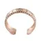 Handmade Flower Navajo Pure Copper Native American Bracelet 12868-10