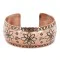 Handmade Flower Navajo Pure Copper Native American Bracelet 12868-10