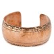 Handmade Hammered Certified Authentic Navajo Pure Copper Native American Bracelet  12868-9