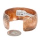 Handmade Hammered Certified Authentic Navajo Pure Copper Native American Bracelet  12868-9