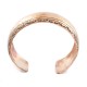 Handmade Hammered Certified Authentic Navajo Pure Copper Native American Bracelet  12868-9